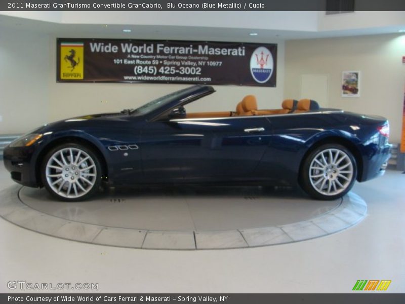 Blu Oceano (Blue Metallic) / Cuoio 2011 Maserati GranTurismo Convertible GranCabrio