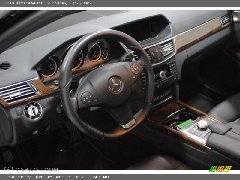 Black / Black 2010 Mercedes-Benz E 350 Sedan