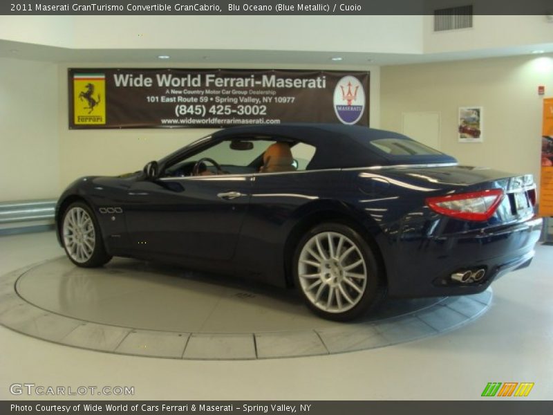 Blu Oceano (Blue Metallic) / Cuoio 2011 Maserati GranTurismo Convertible GranCabrio