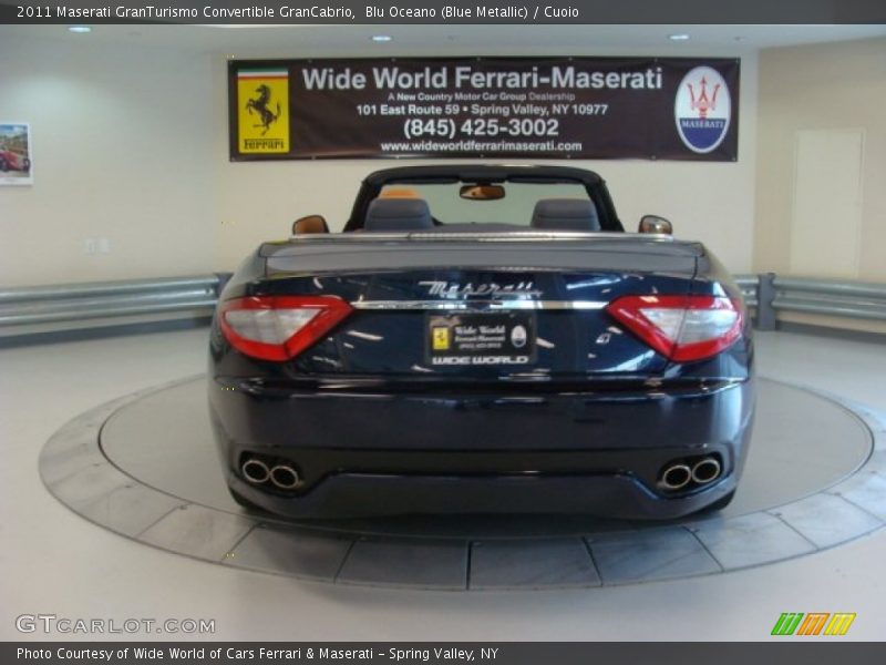 Blu Oceano (Blue Metallic) / Cuoio 2011 Maserati GranTurismo Convertible GranCabrio