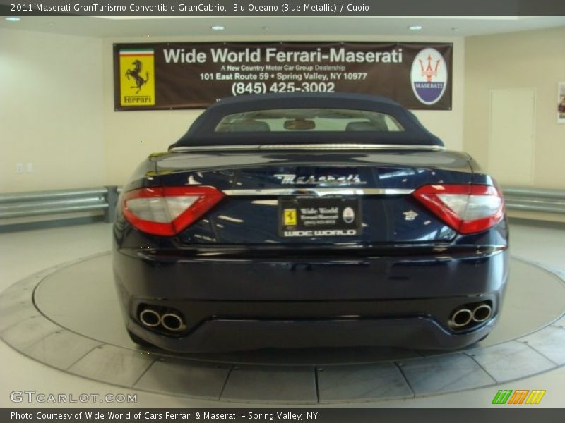 Blu Oceano (Blue Metallic) / Cuoio 2011 Maserati GranTurismo Convertible GranCabrio