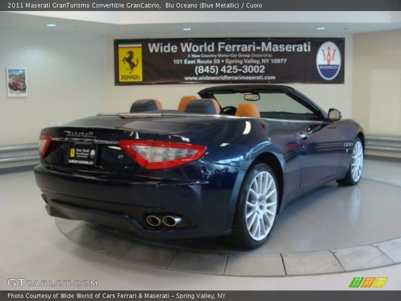 Blu Oceano (Blue Metallic) / Cuoio 2011 Maserati GranTurismo Convertible GranCabrio