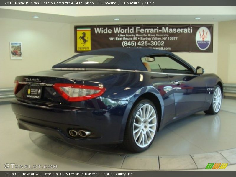 Blu Oceano (Blue Metallic) / Cuoio 2011 Maserati GranTurismo Convertible GranCabrio