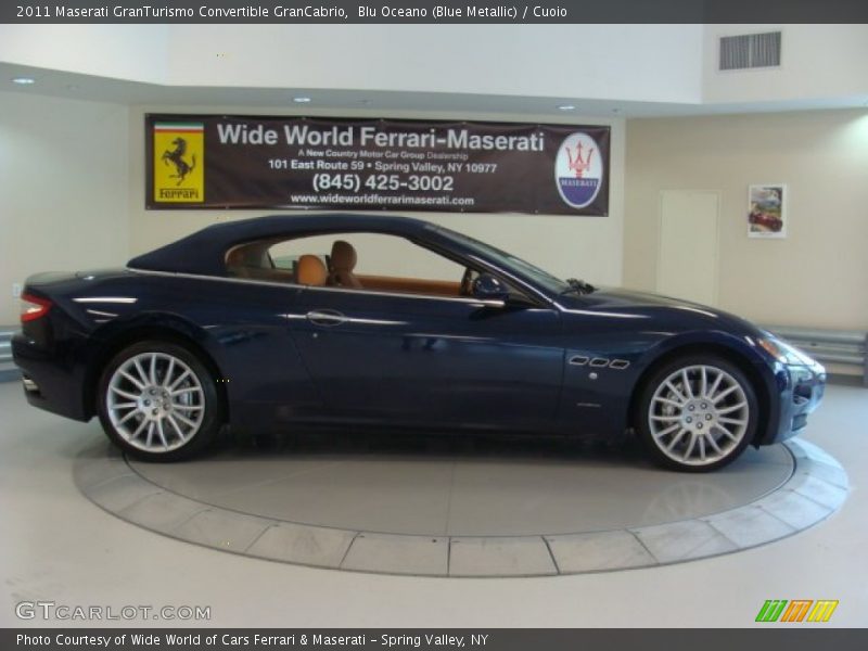 Blu Oceano (Blue Metallic) / Cuoio 2011 Maserati GranTurismo Convertible GranCabrio