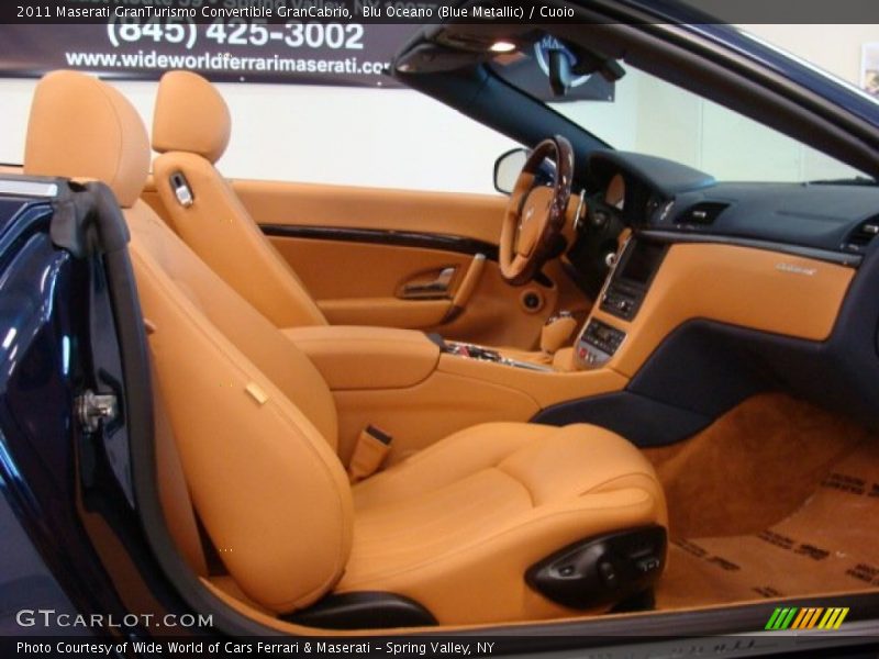 Blu Oceano (Blue Metallic) / Cuoio 2011 Maserati GranTurismo Convertible GranCabrio