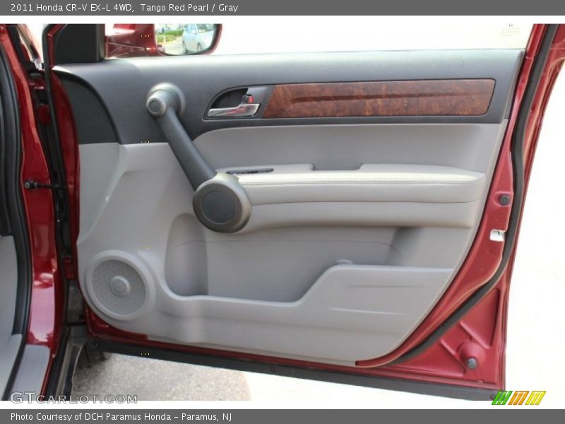 Tango Red Pearl / Gray 2011 Honda CR-V EX-L 4WD