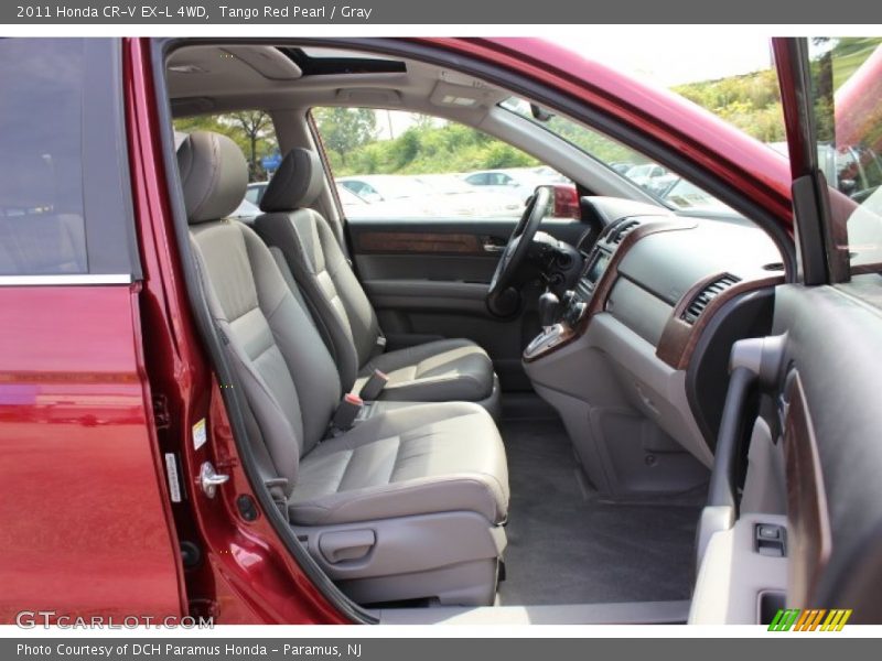 Tango Red Pearl / Gray 2011 Honda CR-V EX-L 4WD