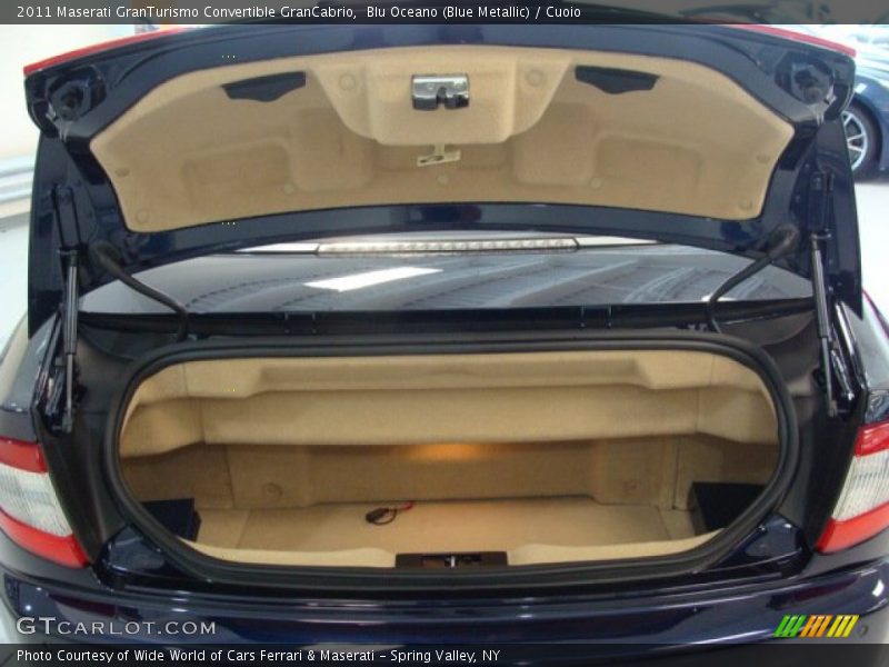 Blu Oceano (Blue Metallic) / Cuoio 2011 Maserati GranTurismo Convertible GranCabrio