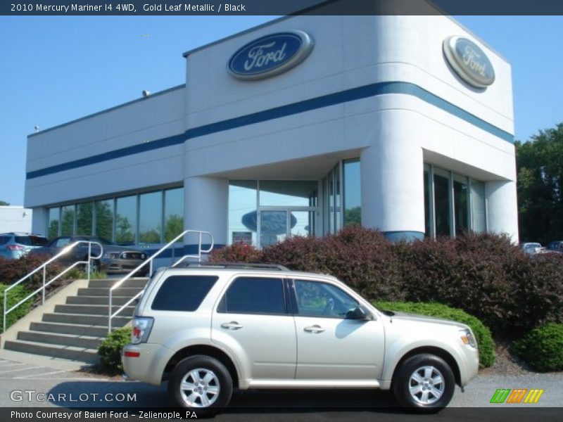 Gold Leaf Metallic / Black 2010 Mercury Mariner I4 4WD