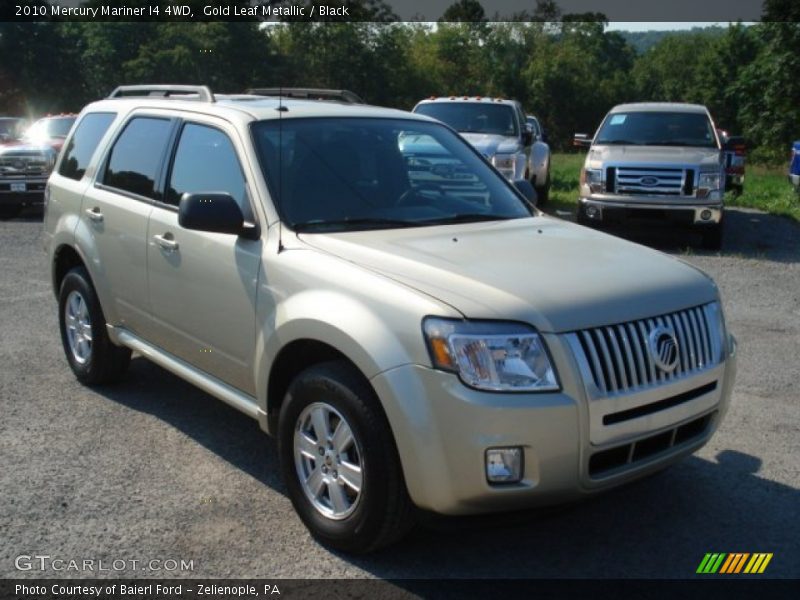 Gold Leaf Metallic / Black 2010 Mercury Mariner I4 4WD