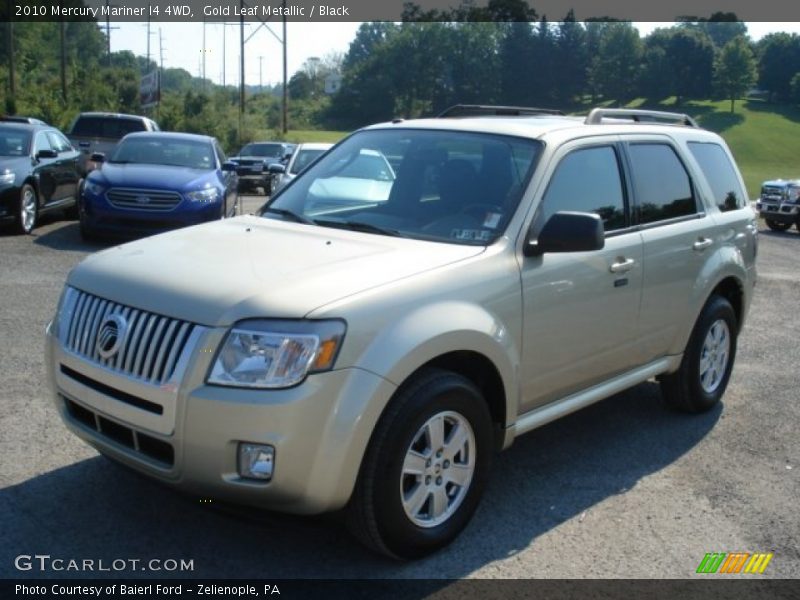 Gold Leaf Metallic / Black 2010 Mercury Mariner I4 4WD