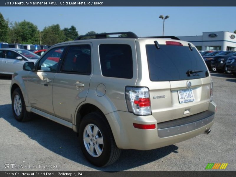 Gold Leaf Metallic / Black 2010 Mercury Mariner I4 4WD