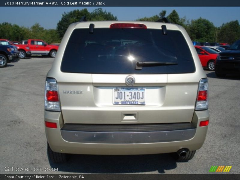 Gold Leaf Metallic / Black 2010 Mercury Mariner I4 4WD