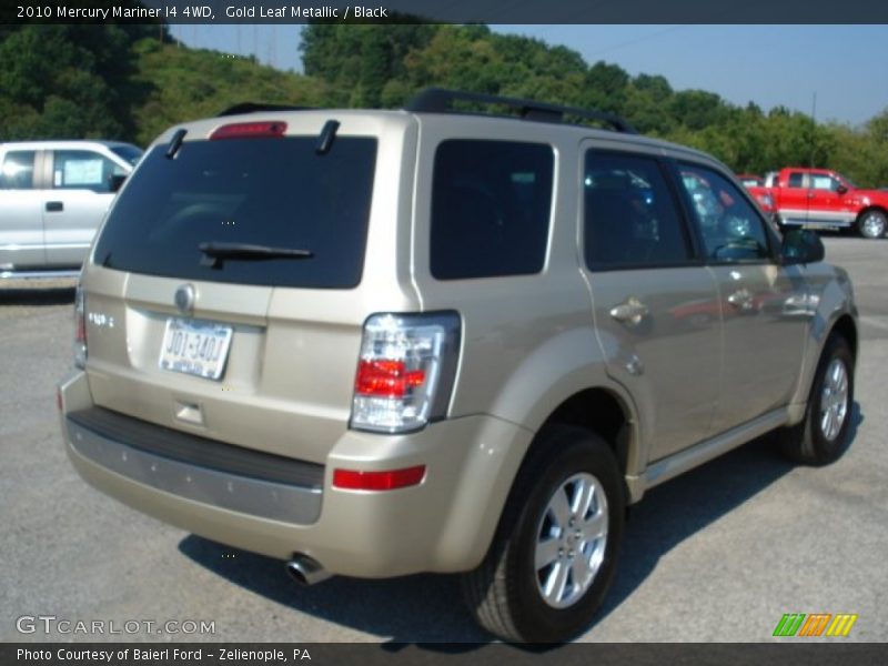 Gold Leaf Metallic / Black 2010 Mercury Mariner I4 4WD