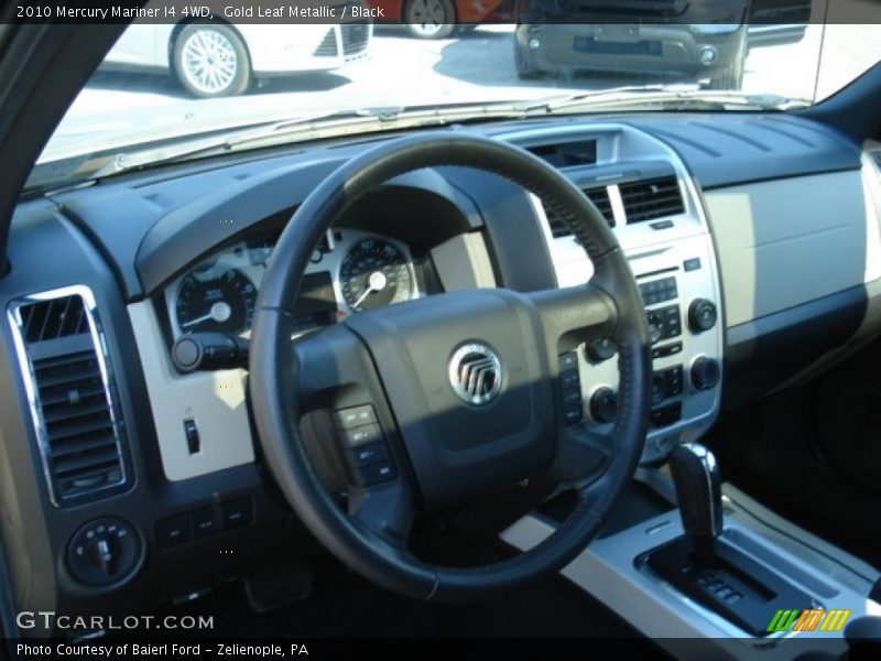 Gold Leaf Metallic / Black 2010 Mercury Mariner I4 4WD
