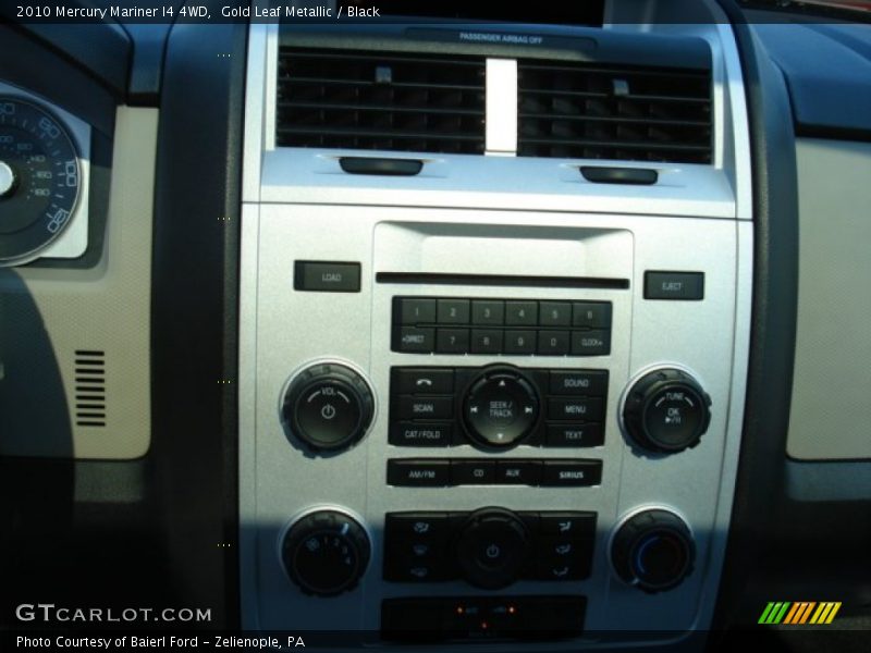 Gold Leaf Metallic / Black 2010 Mercury Mariner I4 4WD