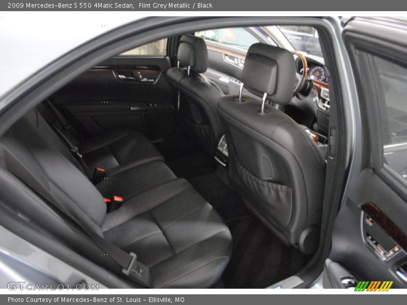 Flint Grey Metallic / Black 2009 Mercedes-Benz S 550 4Matic Sedan