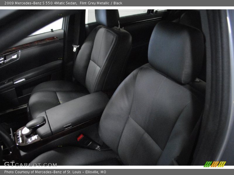 Flint Grey Metallic / Black 2009 Mercedes-Benz S 550 4Matic Sedan