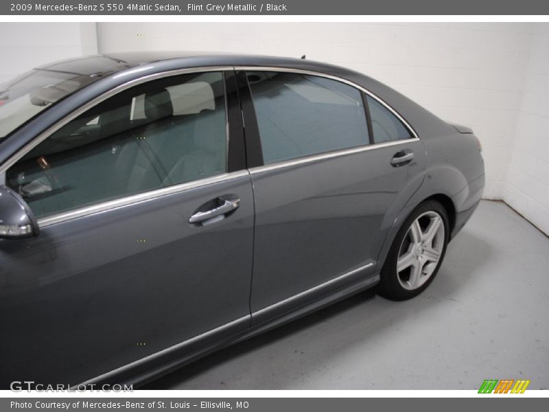 Flint Grey Metallic / Black 2009 Mercedes-Benz S 550 4Matic Sedan