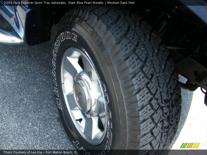 Dark Blue Pearl Metallic / Medium Dark Flint 2004 Ford Explorer Sport Trac Adrenalin