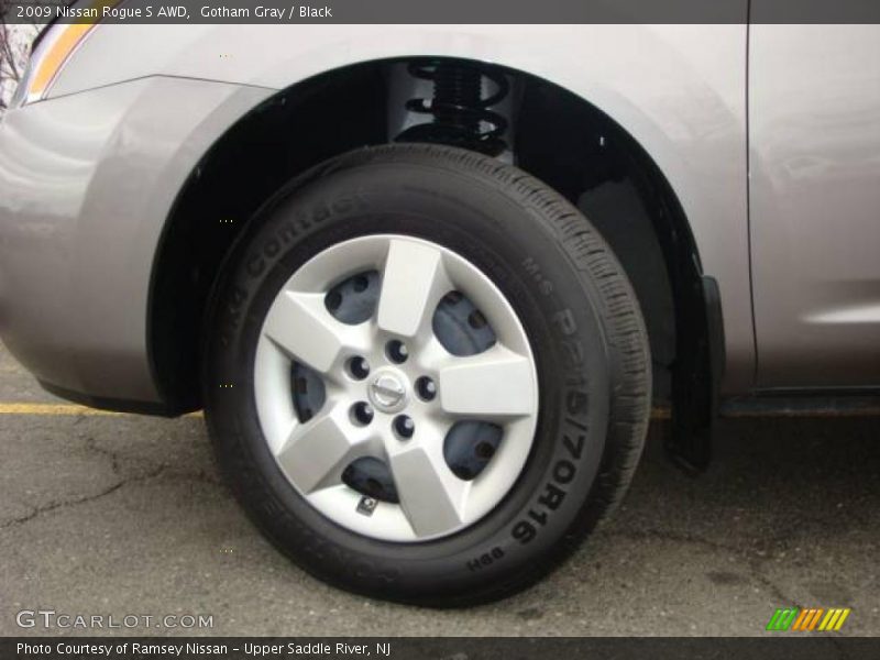 Gotham Gray / Black 2009 Nissan Rogue S AWD