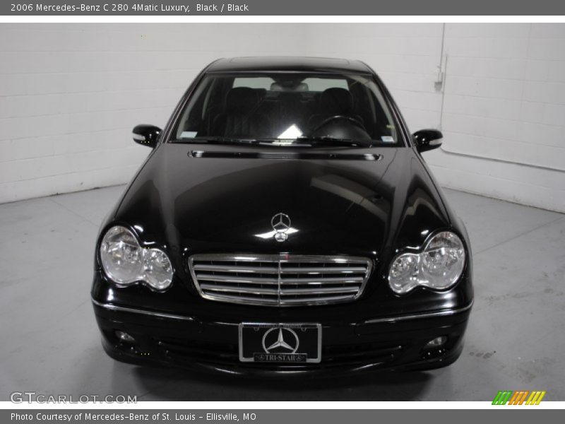 Black / Black 2006 Mercedes-Benz C 280 4Matic Luxury