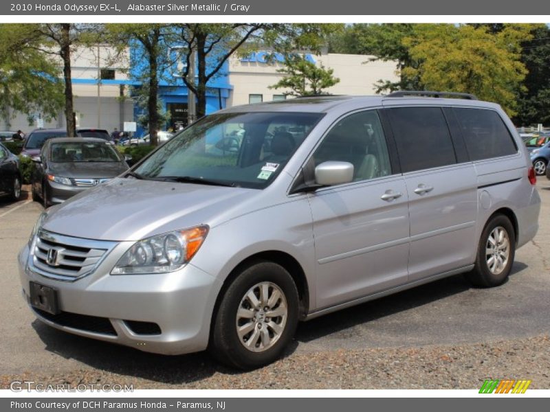 Alabaster Silver Metallic / Gray 2010 Honda Odyssey EX-L