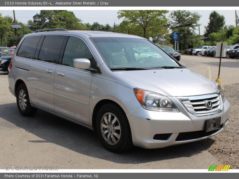 Alabaster Silver Metallic / Gray 2010 Honda Odyssey EX-L