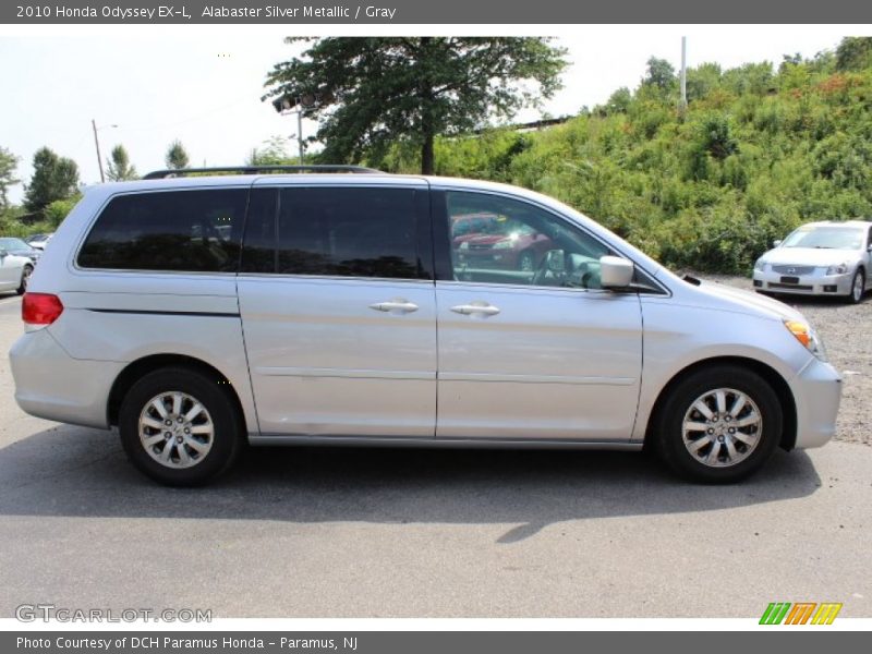 Alabaster Silver Metallic / Gray 2010 Honda Odyssey EX-L