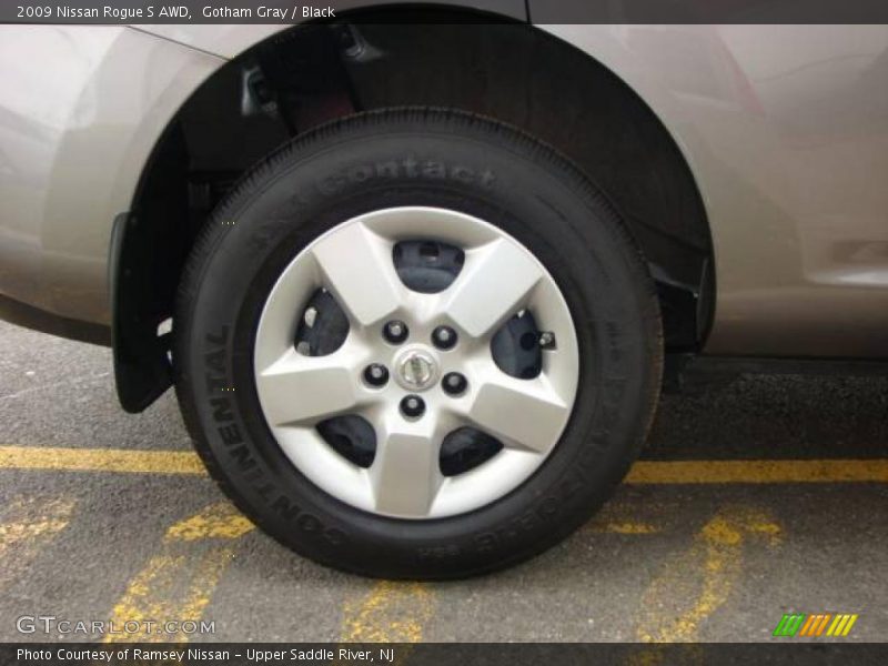 Gotham Gray / Black 2009 Nissan Rogue S AWD