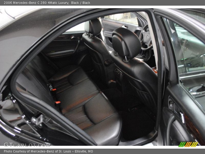 Black / Black 2006 Mercedes-Benz C 280 4Matic Luxury