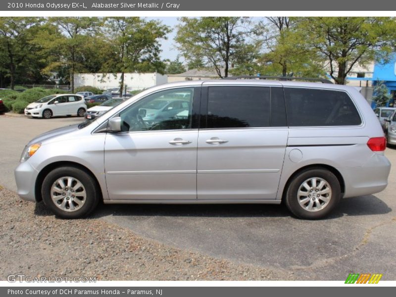 Alabaster Silver Metallic / Gray 2010 Honda Odyssey EX-L