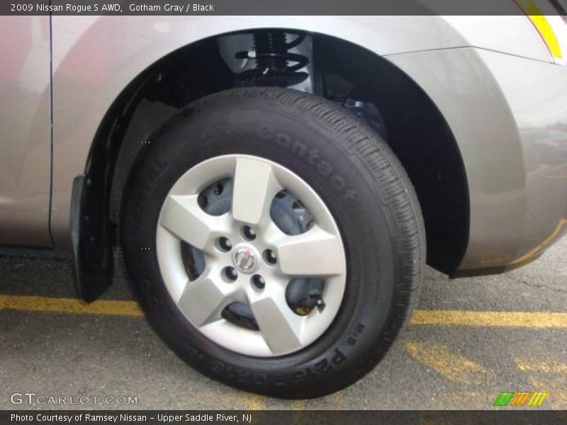 Gotham Gray / Black 2009 Nissan Rogue S AWD