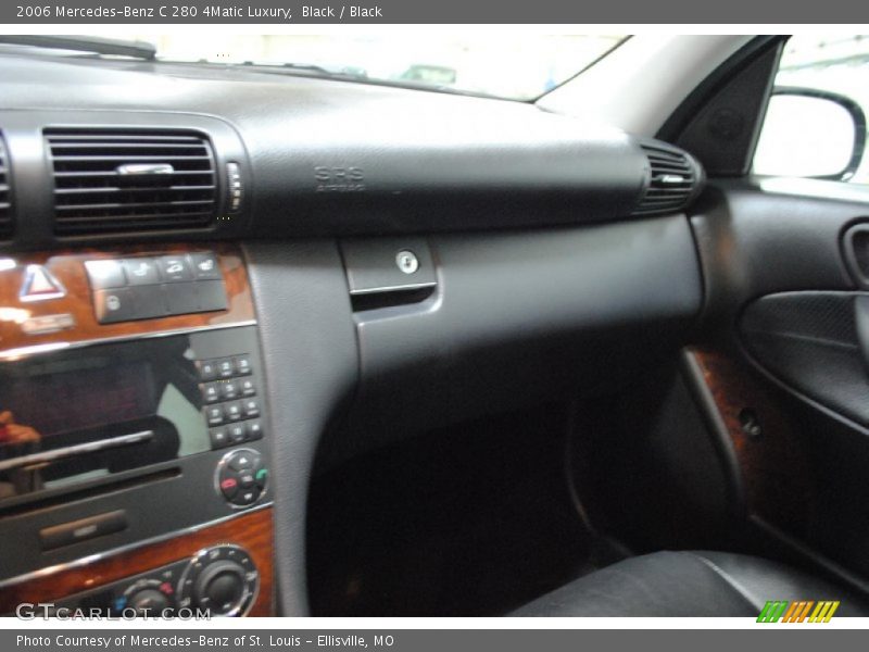 Black / Black 2006 Mercedes-Benz C 280 4Matic Luxury