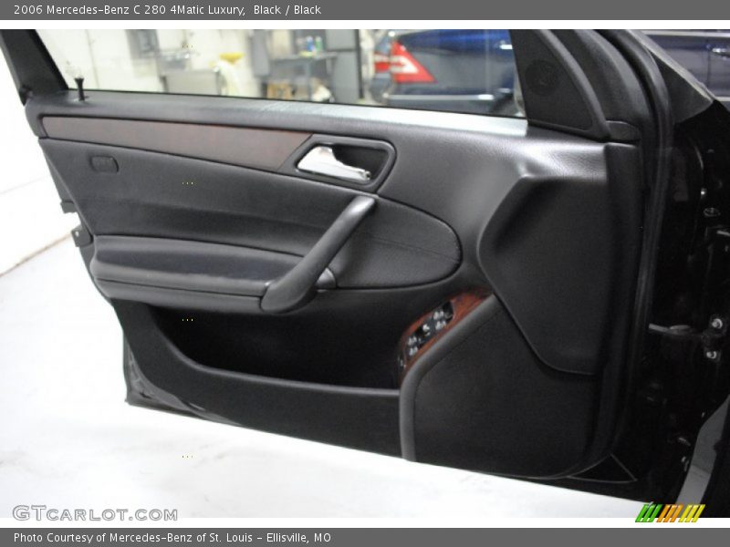 Black / Black 2006 Mercedes-Benz C 280 4Matic Luxury