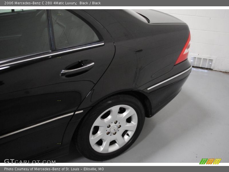 Black / Black 2006 Mercedes-Benz C 280 4Matic Luxury