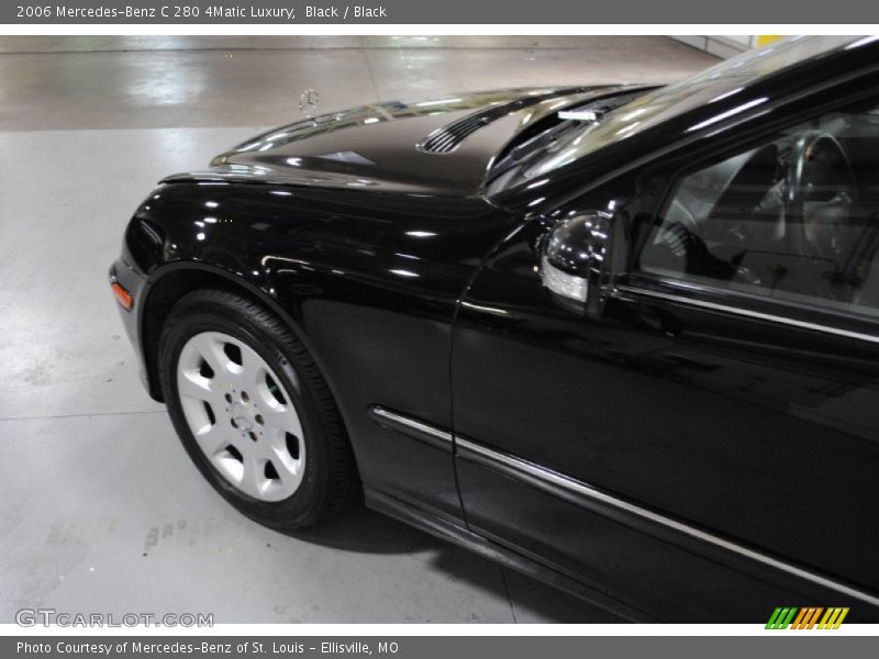 Black / Black 2006 Mercedes-Benz C 280 4Matic Luxury