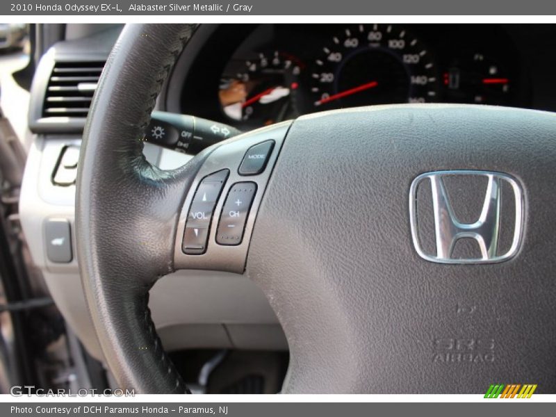 Alabaster Silver Metallic / Gray 2010 Honda Odyssey EX-L