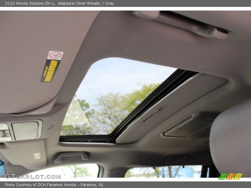 Alabaster Silver Metallic / Gray 2010 Honda Odyssey EX-L