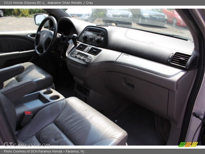 Alabaster Silver Metallic / Gray 2010 Honda Odyssey EX-L