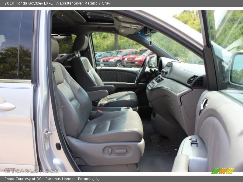 Alabaster Silver Metallic / Gray 2010 Honda Odyssey EX-L