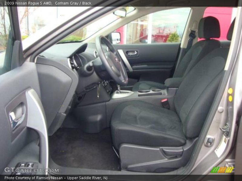 Gotham Gray / Black 2009 Nissan Rogue S AWD
