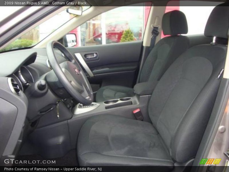 Gotham Gray / Black 2009 Nissan Rogue S AWD