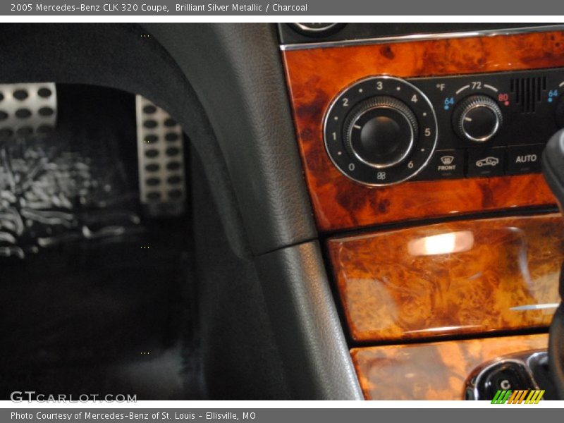 Brilliant Silver Metallic / Charcoal 2005 Mercedes-Benz CLK 320 Coupe