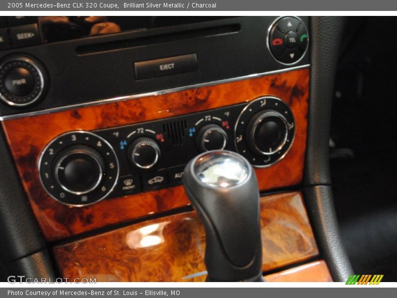 Brilliant Silver Metallic / Charcoal 2005 Mercedes-Benz CLK 320 Coupe