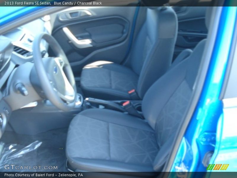 Blue Candy / Charcoal Black 2013 Ford Fiesta SE Sedan