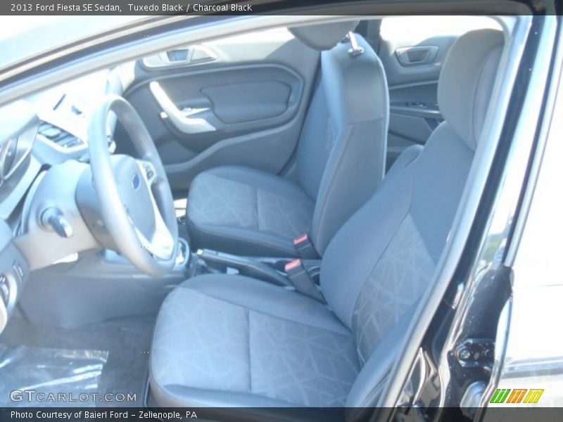 Front Seat of 2013 Fiesta SE Sedan