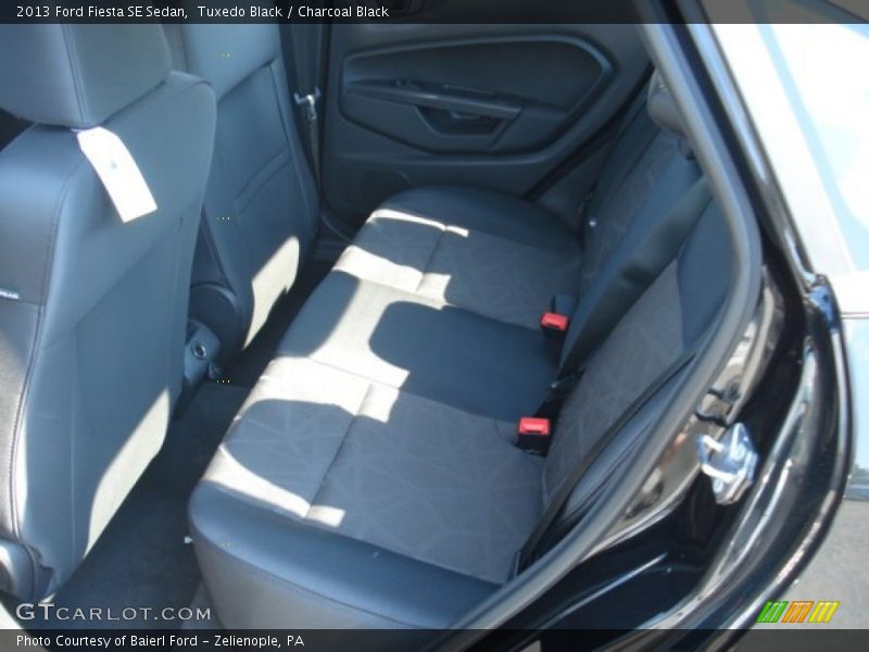 Rear Seat of 2013 Fiesta SE Sedan