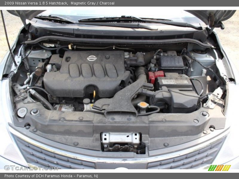 Magnetic Gray / Charcoal 2009 Nissan Versa 1.8 S Hatchback