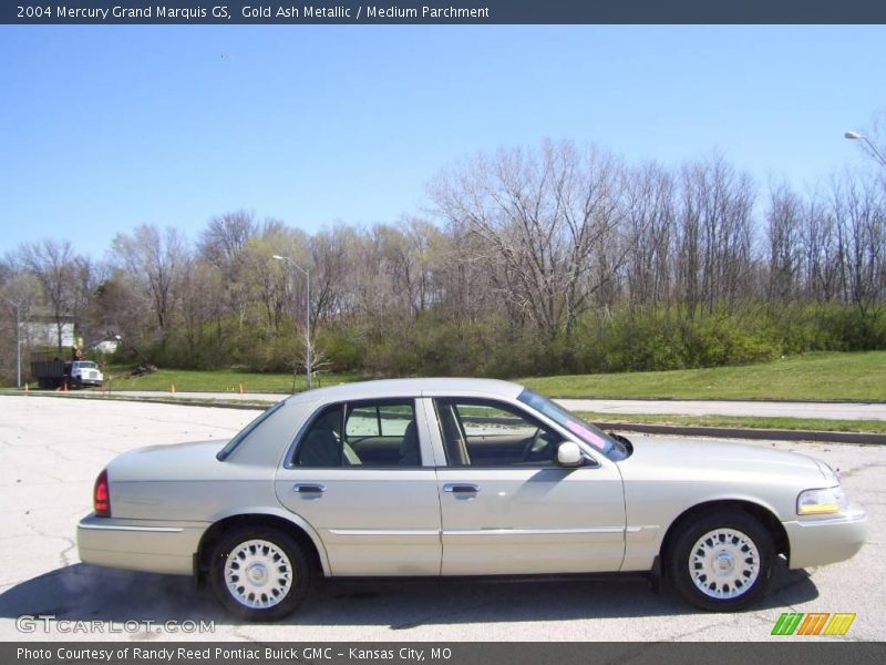 Gold Ash Metallic / Medium Parchment 2004 Mercury Grand Marquis GS